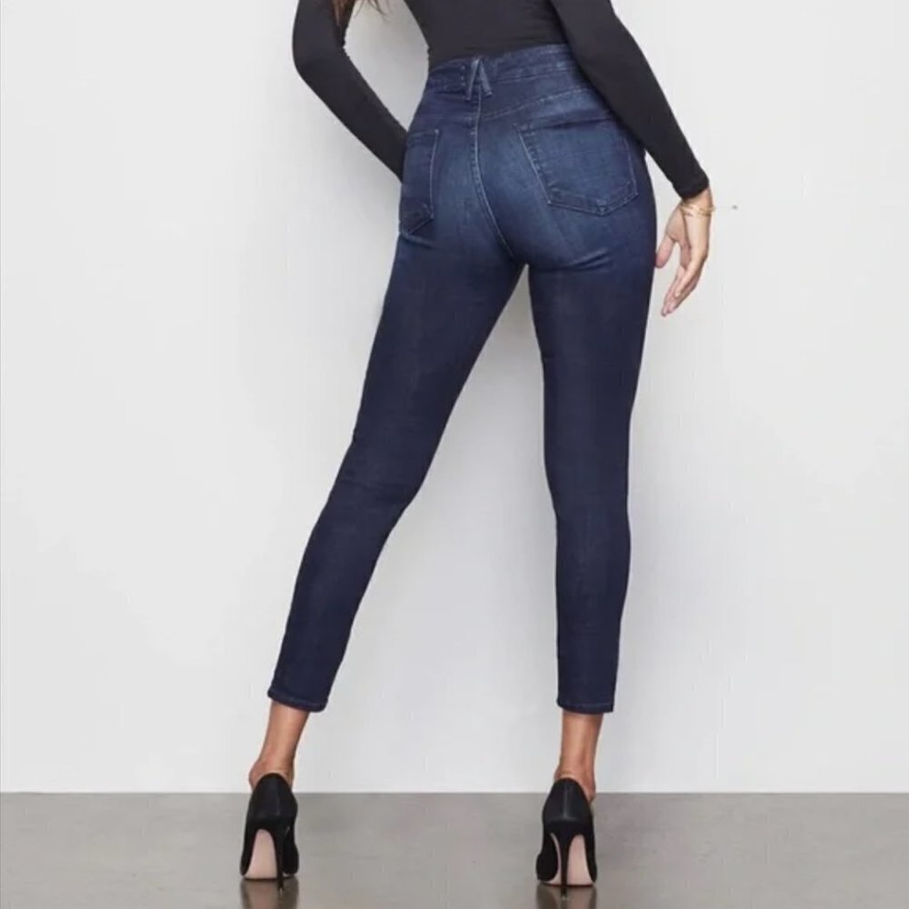 NEW Good American Good Waist Crop Jeans